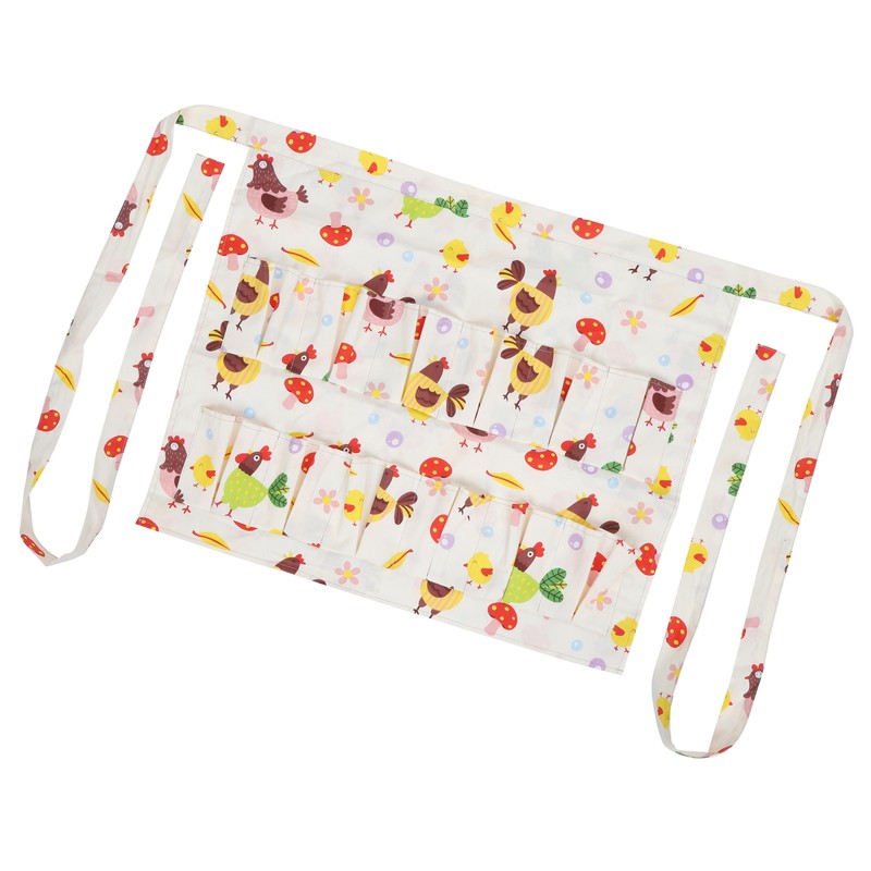 Eggs Collecting Protective Apron Multiple Pockets Chicken Eggs Gathering Holding