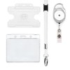| 4 Piece ID Badge Set White | Set Includes