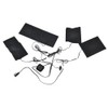 5V 2A USB Electric Heated Jacket Heating Pad Adjustable Temperature