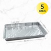 ebake Large Foil Trays - 5 Pack Disposable Baking Tray