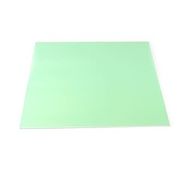 G10 3D Printer Build Surface Plate 235, 250, 310, 370 - Ender 3 CR10 Prusa High Temp Upgrade Semi Flexible Fiberglass Garolite Nylon PETG ABS PLA TPU PEEK PEKK ULTEM CF VAAPR (250mm x 208mm)