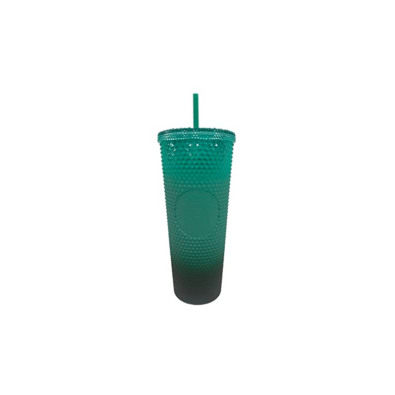 Starbucks Green Gradient Studded Acrylic Tumbler Fall Winter Holiday 2022