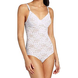 Bali Women’s Shapewear Firm Control Lace ‘N Smooth Built-in Bra Body Shaper Fajas DF8L10