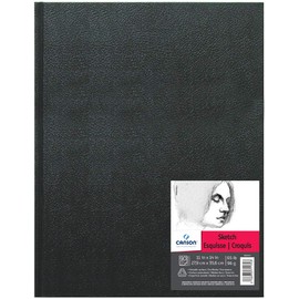 Canson 100510419 Artist Series Sketch Book Paper Pad, for Pencil and Charcoal, Acid Free, Hardbound, 65 Pound, 11 x 14 Inch, 90 Sheets
