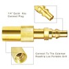 METER STAR Low Pressure 1/4'' RV Quick Connect Disconnect Conversion