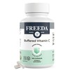 FREEDA Buffered Vitamin C 500mg – Non-Acidic Calcium Ascorbate –