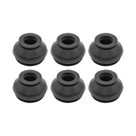 MAX COOL 6PCS Universal Black Rubber Ball Joints Dust Boot Covers Tie Rod Track End Set Kit Part for Wide Range of Vehicles
