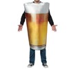 Rasta Imposta Beer Pint Costume, Gold, One Size