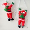 BECOND Climbing Ladder Santa Claus Doll Christmas Prop Wall Tree