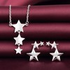 Yumilok Women's Jewellery Set Star Necklace with Pendant and Women's