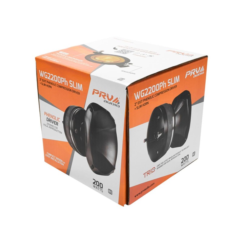 PRV AUDIO 2" Exit Midrange Compression Driver + Horn WG2200Ph