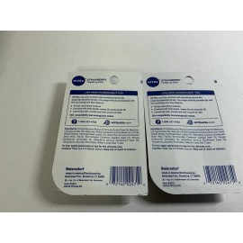 NIVEA Moisture, Lip Care Dual Pack Strawberry, 2 Packs, NIB