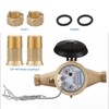 MEASUREMAN 3/4" Pulsed Multi-Jet Gallon Water Meter Fully Brass Body