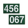 Rockapatch Name Tag Number Plate 067 456 Embroidered iron on Patches