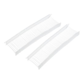 MECCANIXITY 5000Pcs Standard Tagging Gun Fasteners,1 Inch Transparent Garment Tags Label Gun Plastic Refills, Fabric Tag Attachments Gun Barbs for Clothing, Retail, All Price Tags