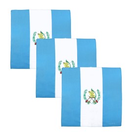 Motique Accessories Set of 3 Large Cotton Bandanas - Guatemala Flag