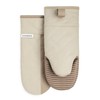 KitchenAid KitchenAid Beacon Two-Tone Non-Slip Oven Mitt Set, Milkshake/Beige, 5.75"x13",