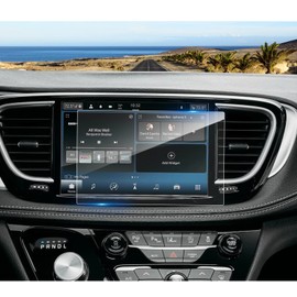 Coleya 2014 2015 2016 2017 2018 Grand Cherokee Screen Protector for Jeep Grand Cherokee (Trailhawk/Overland/Summit/SRT) 8.4-inch Touch Screen, 9H Tempered Glass 2018 Grand Cherokee Accessories 8.4“