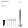 Soniclean Lux Sonic Toothbrush for Adults with 6 Toothbrush Heads,