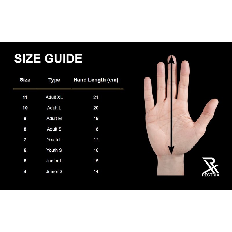 Rectrix 1.0 Goalkeeper Gloves (With Free Zip Case) - Negative