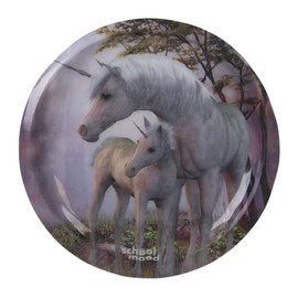 School-Mood LED Patchy for School Bags - Velcro Patchwork with Changeable Designs for Children - Trendy School Backpack Accessory for Every Taste, Perfect for Primary School (Unicorn)