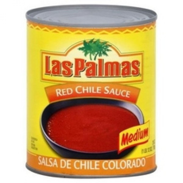 Las Palmas B02856 Las Palmas Medium Red Chili Sauce -6x19oz