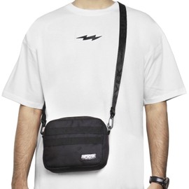 SUPERVEK Minimalist Messenger Sling Bag - Crossbody Shoulder Tactical Organizer Durable Compact Bags for Men Women - Streetwear Urban Travel (Black)