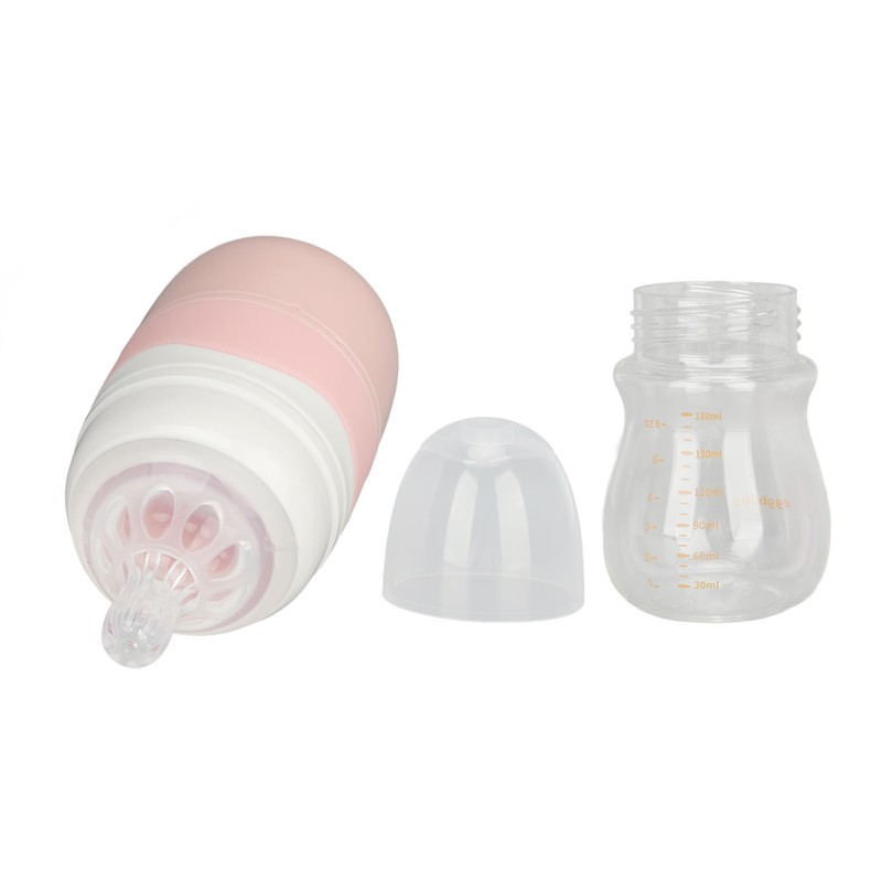 Quick Flush Baby Bottle Detachable Portable Press Rotate Quick Flush