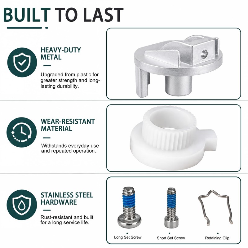 Upgrade Metal 116653 Shower Handle Adapter Kit for Moen Posi-Temp