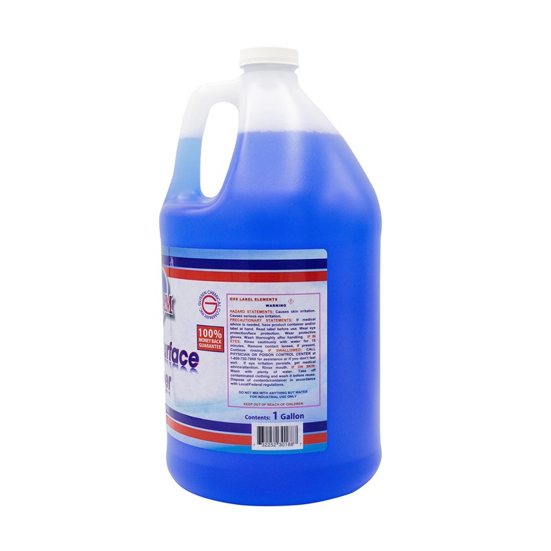 Glissen Nu-Foam 300188 Glass & Surface Multi-Purpose Cleaner, 1-Gallon