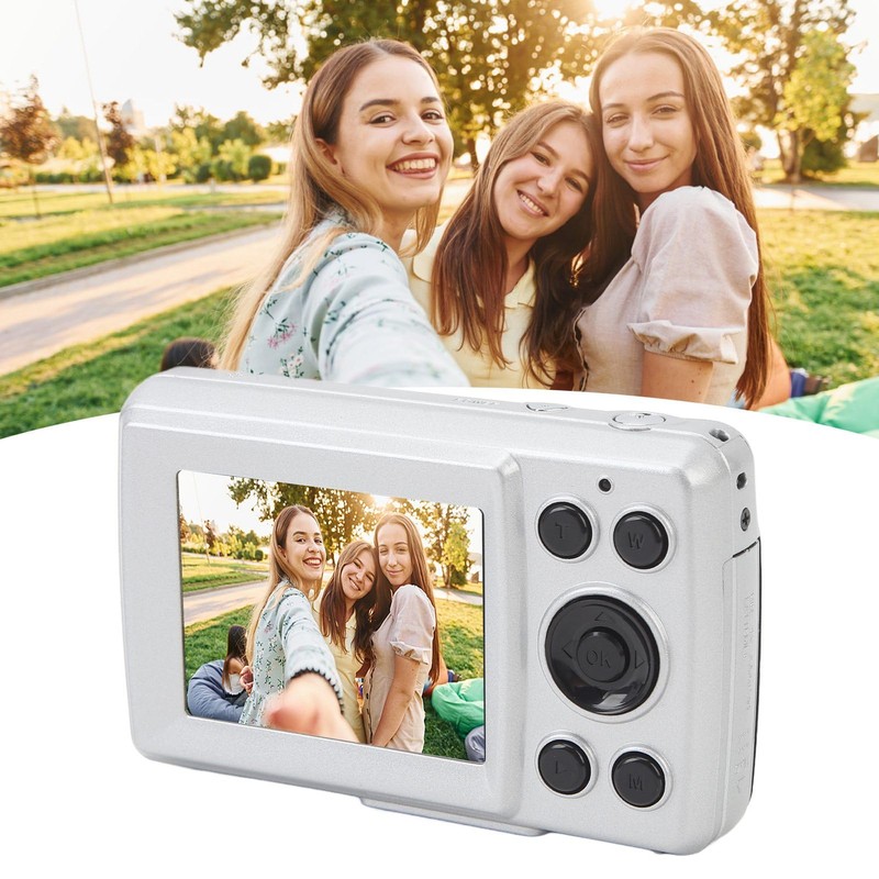 Naroote Compact Camera, 2.4 Inch 16MP 16X Digital Zoom Portable