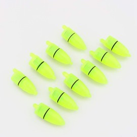 Pack of 10 Fishing Rod Bells, LED Light Fishing Clip Bite Alarm with Dual Alert Bells, Suitable for All Kinds Sea Rods