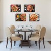 Derkymo 4 Pieces Food Canvas Wall Art Delicious Italian Pizza