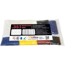 ISOLATECH Magnum Heat Shrink Tubing Set in Bag Assorted 2:1 without Glue 357-Piece
