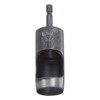 sourcing map Leather Hollow Punch Hex Shank for Drills, 25mm