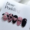 [Handmade Nail Tips] Pink Cow Nail Tips - Petit Almond