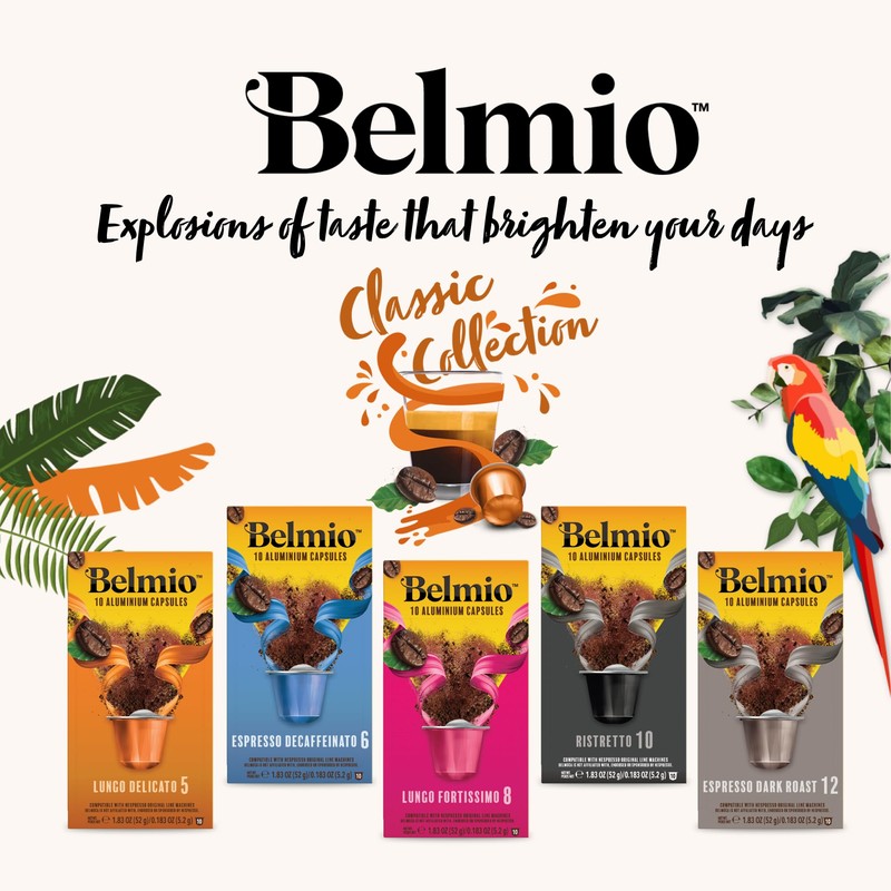 Belmio Ristretto Espresso Coffee Pods – Medium Roast – Full-Bodied