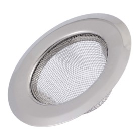 Mtsooning 2PCS Kitchen Sink Strainer, 3.5" Diameter Stainless Steel Drain Cover Stopper, Anti Clogging Garbage Disposal Catcher