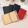 PATIKIL 6 Ring Binder Cover, 1 Pack A7 Kraft Leather