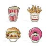 4Pack Cute Phone Ring Grip, Funny Donuts Popcorn Ice Cream
