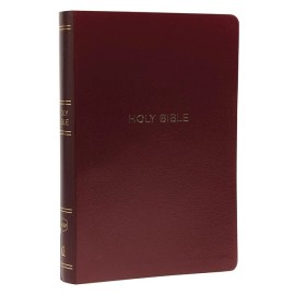 Nkjv, Reference Bible, Center-Column Giant Print, Leather-Look, Burgundy, R...