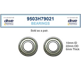 Replacement Parts for Drive 790/796/DV8 Knee Walkers - 19.Front Wheel Bearing (Pair)