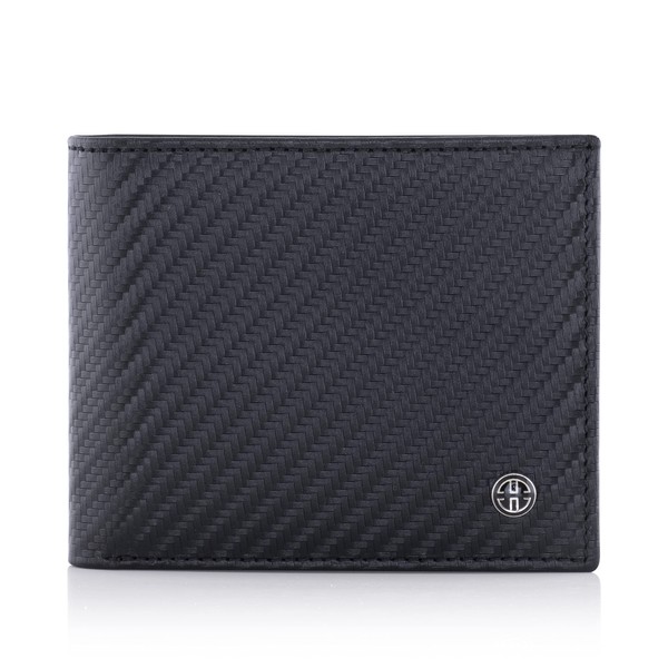 TRUSADOR Treviso Mens Wallets Bifold Leather with Coin Pocket Rfid