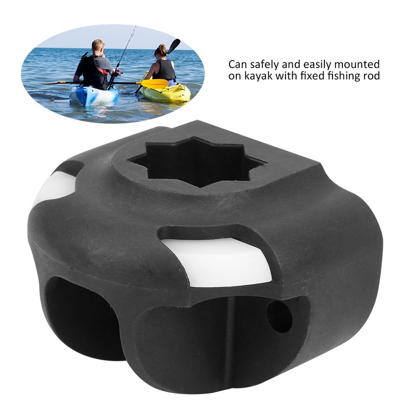 Boat Fishing Rod Fixed Mount Base Kit Plastic Lightweight DIY