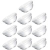 Set of 10 Mini Prep Bowls, 2.36 Inch Small Glass
