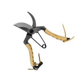 miki Starboard and village A Improved Pruning Shears Gold Mailing Genuine Leather Wrap TS060