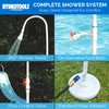 SWIMLINE HYDROTOOLS Tube Style 7 Foot Poolside Shower, Adjustable Head