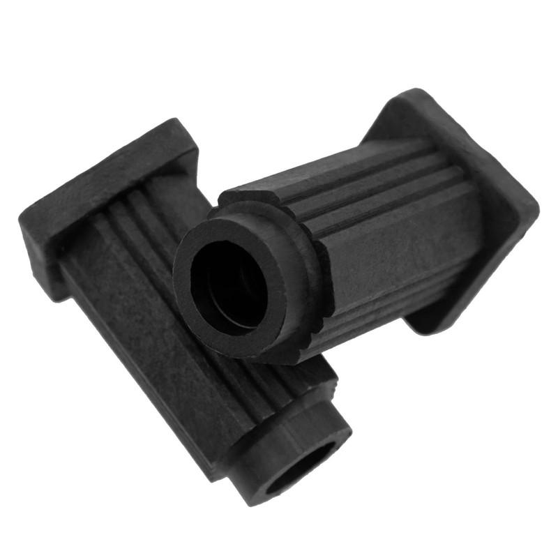Lovelysp Square Caster Insert Cover Plastic Caster Socket Chair and