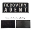 Recovery Agent Embroidered Appliqué Patches Tactical Military Morale Patch, Sewing