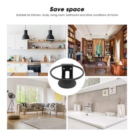 Speaker Wall Stand Aluminum Alloy HomePod Bracket Bracket Hanger for HomePod MiniSilver (Black)